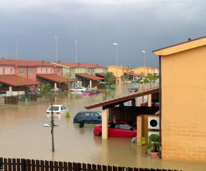 Flash flooding in Sigonella Italy