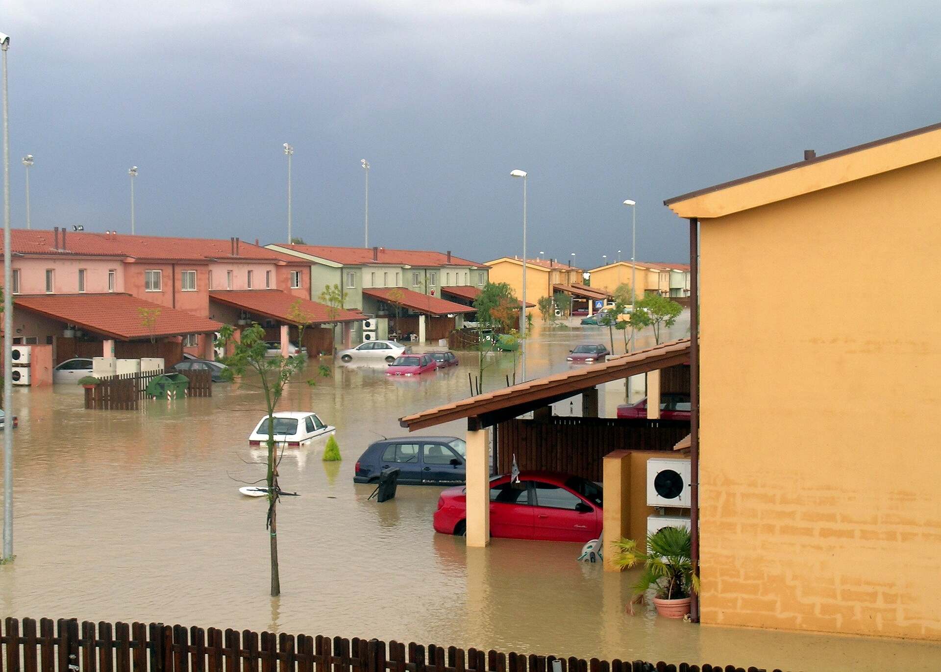 Flash flooding in Sigonella Italy